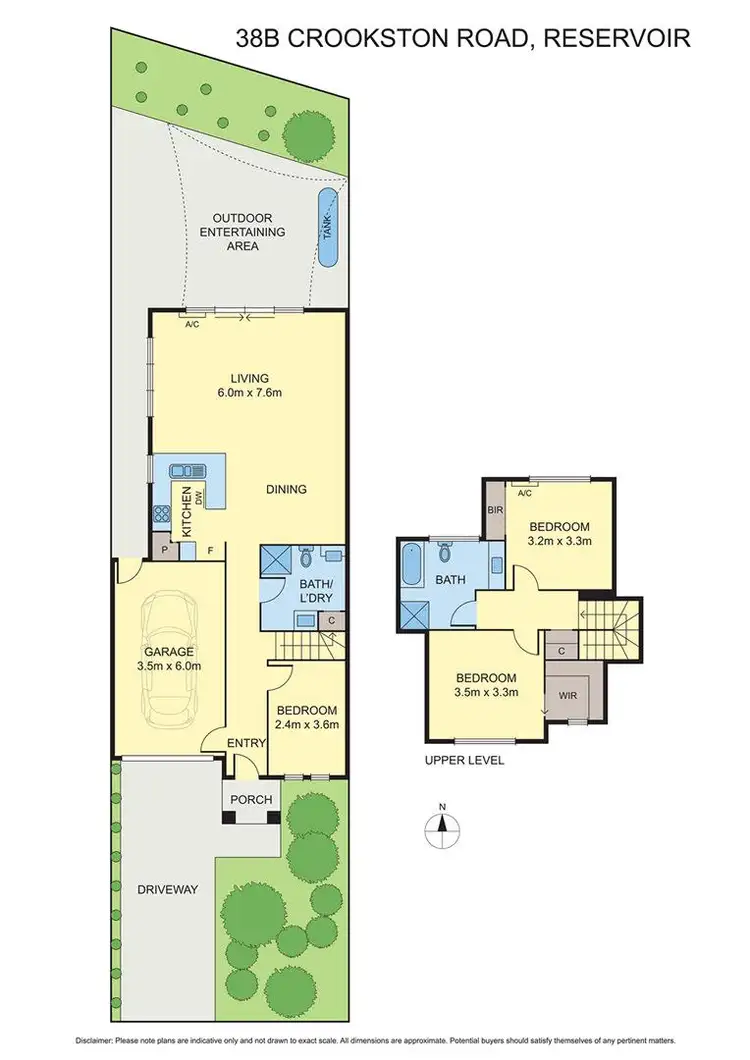 Floorplan of Homely house listing, 38b Crookston Rd, Reservoir VIC 3073