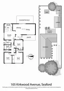 Floorplan of Homely house listing, 105 Kirkwood Avenue, Seaford VIC 3198