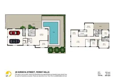 Floorplan of Homely house listing, 20 Kirinya Street, Ferny Hills QLD 4055