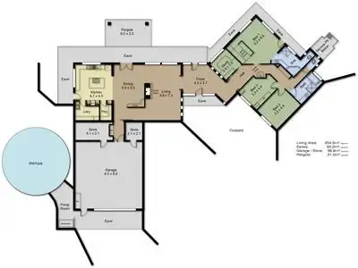 Floorplan of Homely house listing, 334 Moores Road, Montacute SA 5134