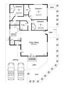 Floorplan of Homely house listing, 54 Wheatland Street, Seacliff SA 5049