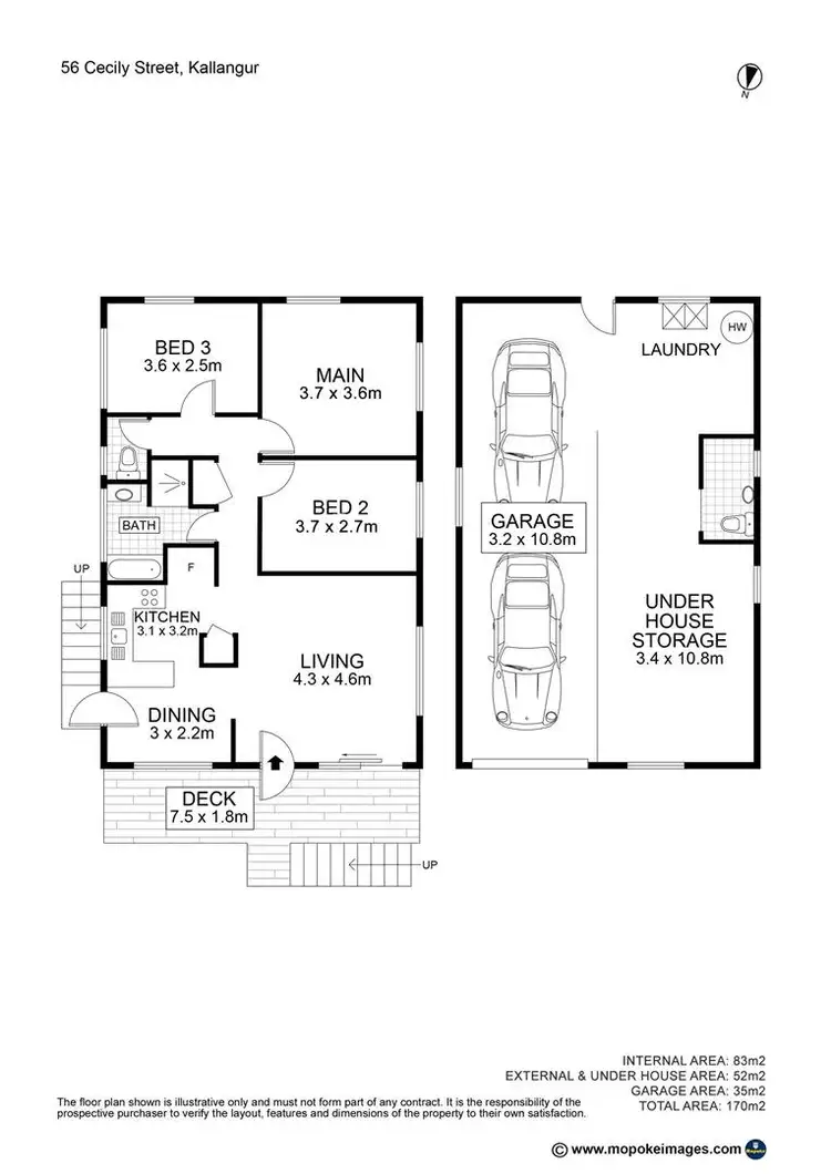 Floorplan of Homely house listing, 56 Cecily Street, Kallangur QLD 4503