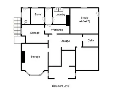 Floorplan of Homely house listing, 38 Proctors Road, Dynnyrne TAS 7005