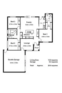 Floorplan of Homely unit listing, 3/290 High Street, Hastings VIC 3915