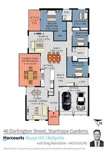 Floorplan of Homely house listing, 46 Darlington Street, Stanhope Gardens NSW 2768