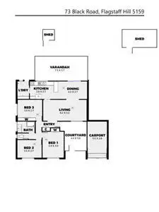 Floorplan of Homely house listing, 73 Black Road, Flagstaff Hill SA 5159