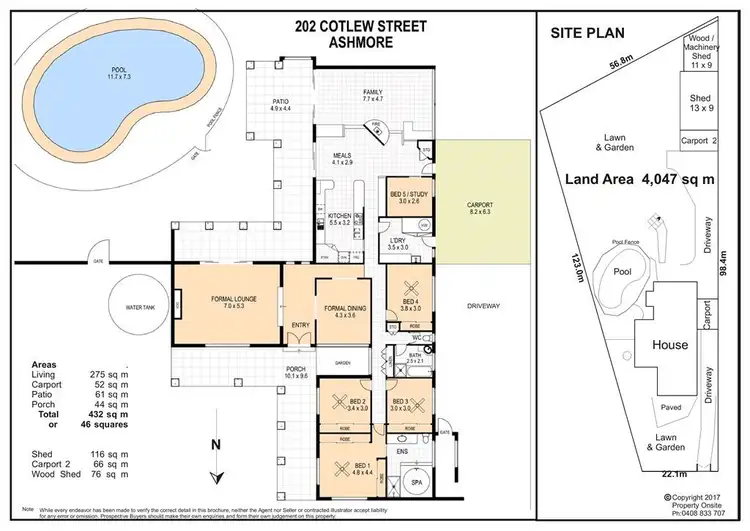 Floorplan of Homely house listing, 202 Cotlew Street, Ashmore QLD 4214