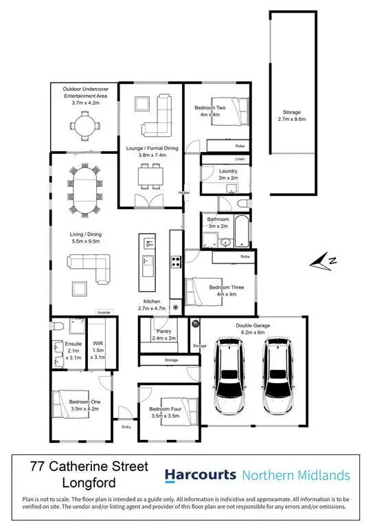 Floorplan of Homely house listing, 77 Catherine Street, Longford TAS 7301
