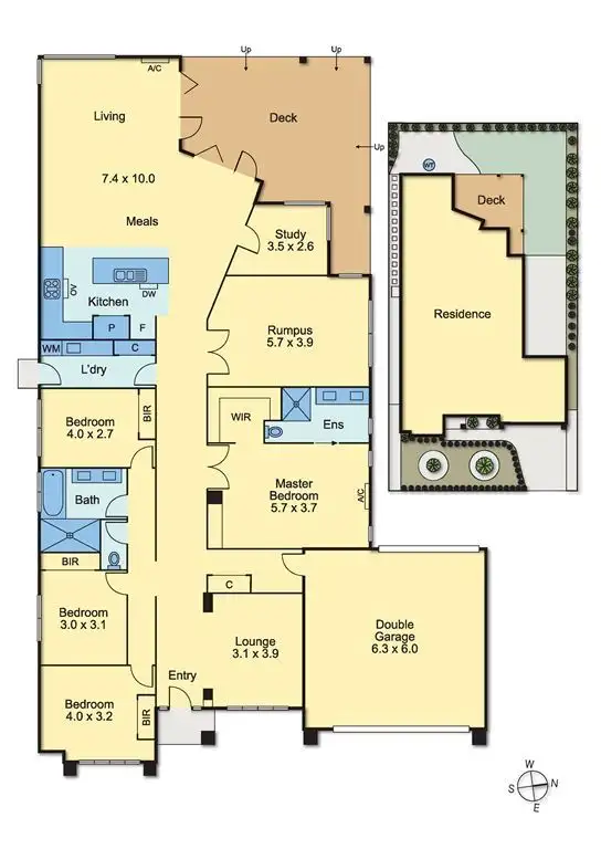 Floorplan of Homely house listing, 18 Callaway Crescent, Mernda VIC 3754