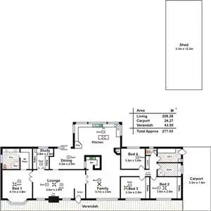 Floorplan of Homely house listing, 14 Gartrell Road, Macdonald Park SA 5121