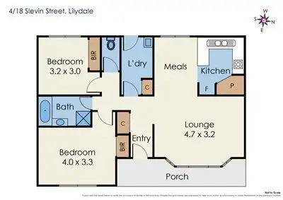 Floorplan of Homely block of units listing, 4/18 Slevin Street, Lilydale VIC 3140