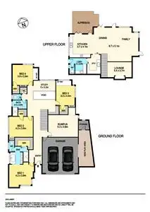 Floorplan of Homely house listing, 3 Rampling Way, Ballarat VIC 3350