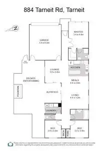 Floorplan of Homely house listing, 884 Tarneit Road, Tarneit VIC 3029