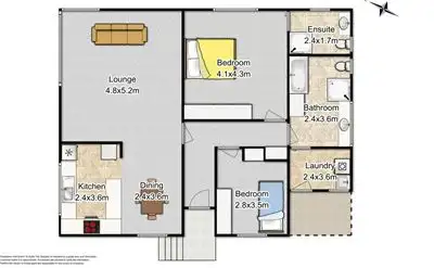 Floorplan of Homely unit listing, 164b Punchbowl Road, Newstead TAS 7250