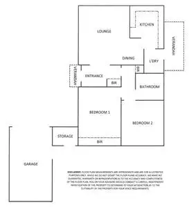 Floorplan of Homely unit listing, 3/89 Phillipson Street, Wangaratta VIC 3677