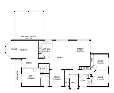 Floorplan of Homely house listing, 9 Lorage Street, Baranduda VIC 3691