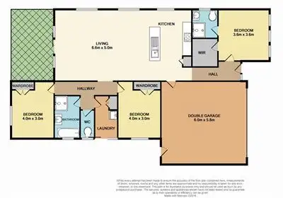 Floorplan of Homely house listing, 7 Calloway Close, Miners Rest VIC 3352