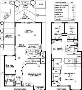 Floorplan of Homely semi-detached listing, 17A Brookside Avenue, Tranmere SA 5073