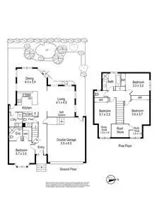 Floorplan of Homely townhouse listing, 2/22 Orient Avenue, Mitcham VIC 3132