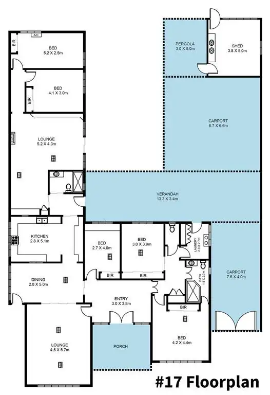 Floorplan of Homely house listing, 19 Beatty Street, Flinders Park SA 5025