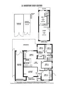 Floorplan of Homely house listing, 23 Robertson Road, Seaford SA 5169
