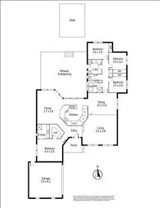 Floorplan of Homely house listing, 394 Dandelion Drive, Rowville VIC 3178