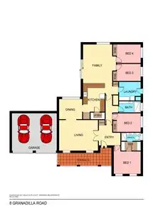 Floorplan of Homely house listing, 8 Granadilla Street, Duncraig WA