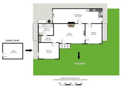 Floorplan of Homely house listing, 10 Serpentine Road, Belair SA 5052