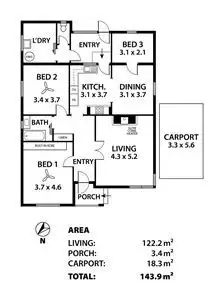 Floorplan of Homely house listing, 4 Murray Street, Gumeracha SA 5233