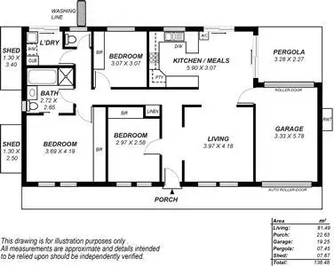 Floorplan of Homely house listing, 66 North Terrace, Littlehampton SA 5250