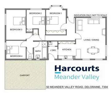 Floorplan of Homely house listing, 50 Meander Valley Road, Deloraine TAS 7304