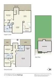 Floorplan of Homely townhouse listing, 5/116 Marine Parade, Hastings VIC 3915