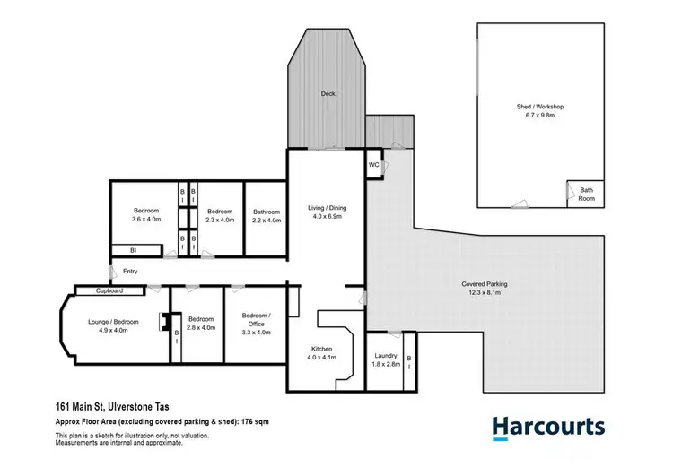 Floorplan of Homely house listing, 161 Main Street, Ulverstone TAS 7315