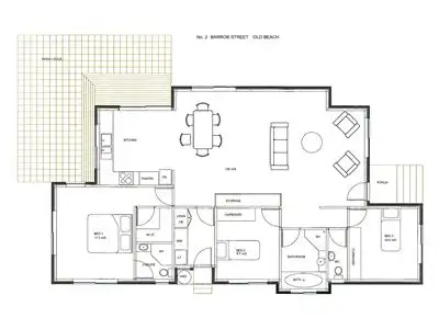 Floorplan of Homely house listing, 2 Barrob Street, Old Beach TAS 7017