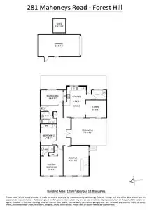 Floorplan of Homely house listing, 281 Mahoneys Road, Forest Hill VIC 3131