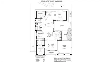 Floorplan of Homely house listing, 18 Pinehurst Court, Craigmore SA 5114