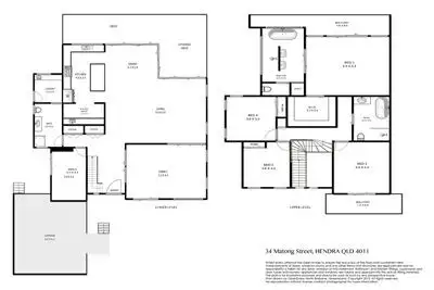 Floorplan of Homely house listing, 34 Matong Street, Hendra QLD 4011