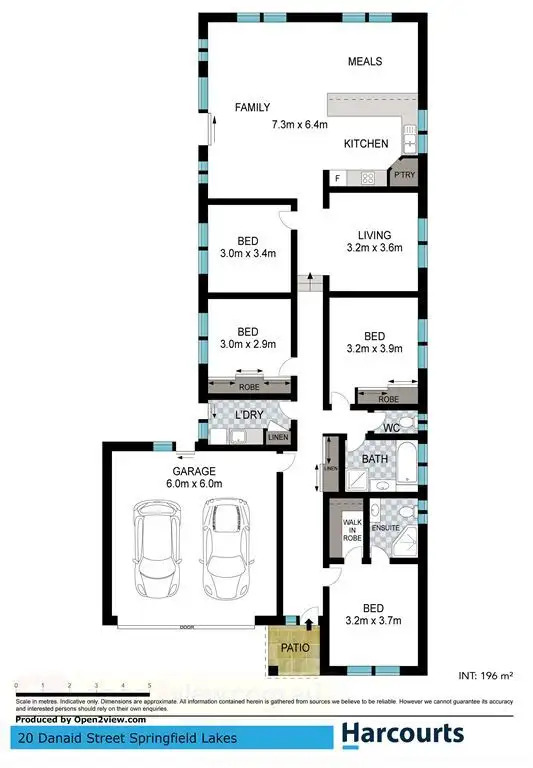 Floorplan of Homely house listing, 20 Danaid Street, Springfield Lakes QLD 4300