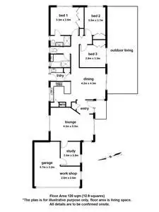 Floorplan of Homely house listing, 16 Balmaceda Court, Berwick VIC 3806