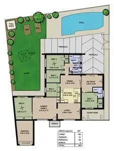 Floorplan of Homely house listing, 52 Kentwood Road, Morphett Vale SA 5162