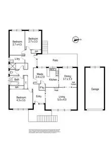 Floorplan of Homely house listing, 17 Malvina Street, Burwood VIC 3125