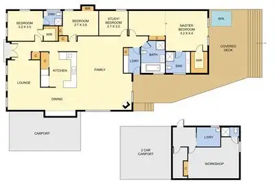Floorplan of Homely house listing, 10 Westmere Drive, Boronia VIC 3155