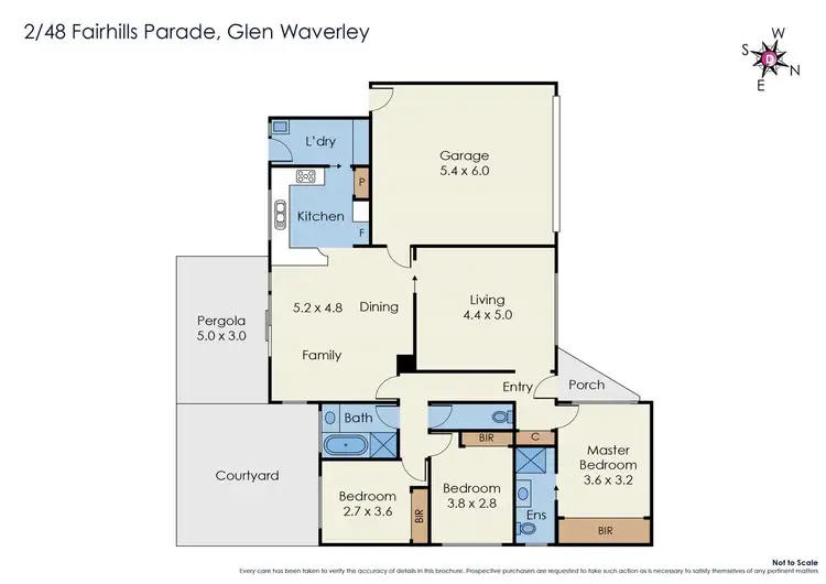 Floorplan of Homely house listing, 2/48 Fairhills Parade, Glen Waverley VIC 3150
