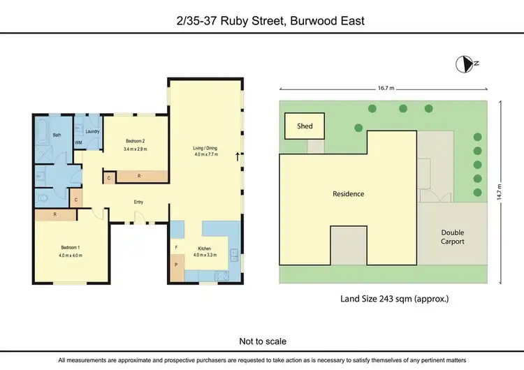 Floorplan of Homely unit listing, 2/35-37 Ruby Street, Burwood East VIC 3151