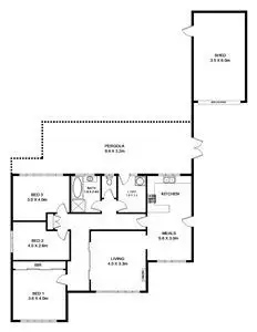 Floorplan of Homely house listing, 13 Lincoln Avenue, Parafield Gardens SA 5107