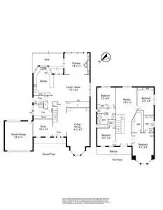 Floorplan of Homely house listing, 107 Amersham Drive, Wantirna VIC 3152
