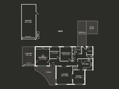 Floorplan of Homely house listing, 35 Windermere Avenue, Novar Gardens SA 5040