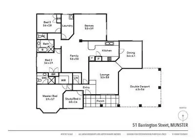 Floorplan of Homely house listing, 51 Barrington Street, Munster WA 6166