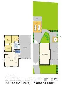 Floorplan of Homely house listing, 29 Enfield Drive, St Albans Park VIC 3219