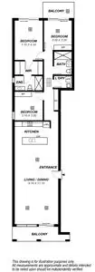 Floorplan of Homely apartment listing, 15/4 King Street, Glenelg North SA 5045